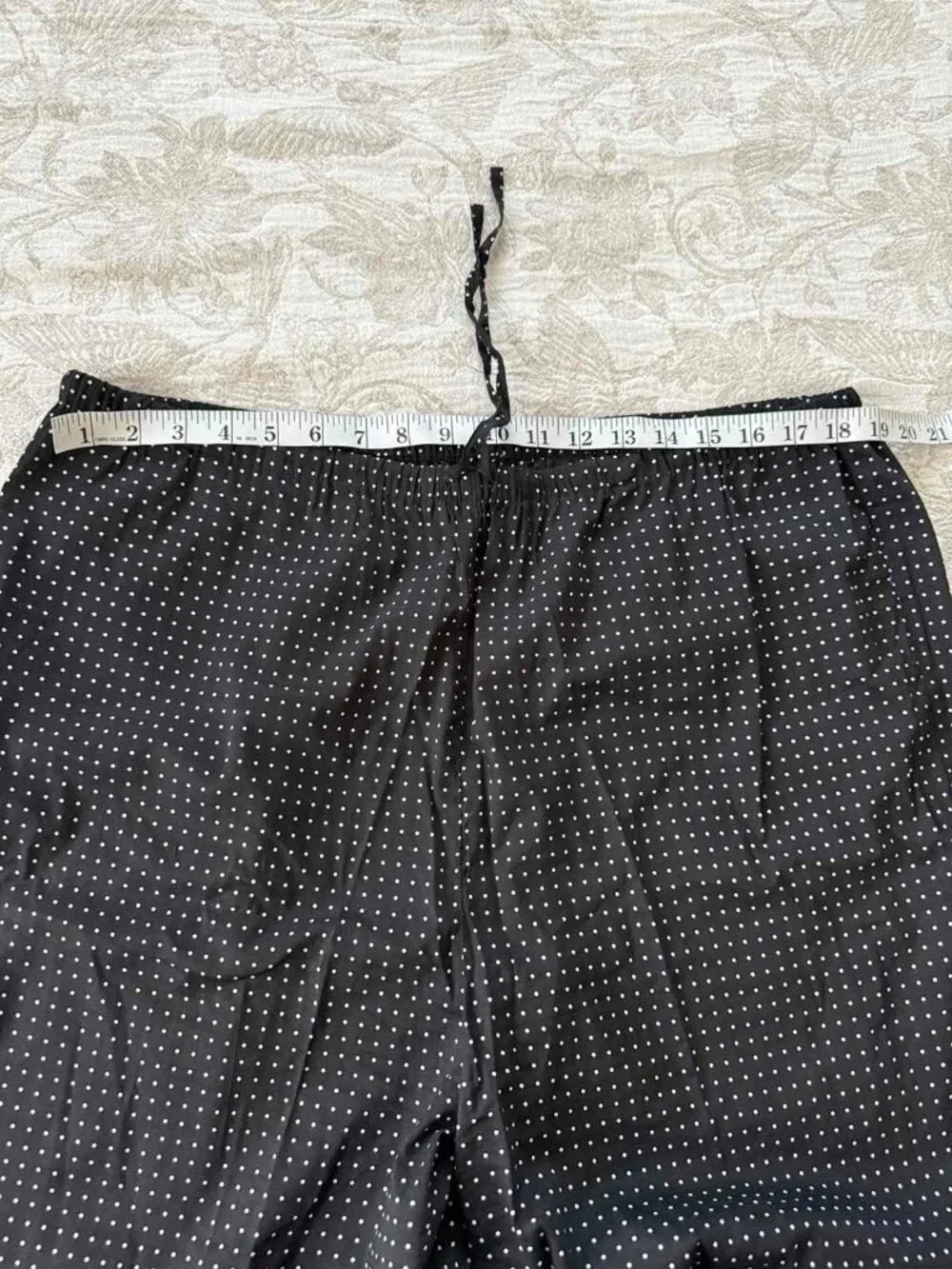 Pajamas Polka-Dot Cotton-Blend Lawn Sleep Set Lauren Size XL